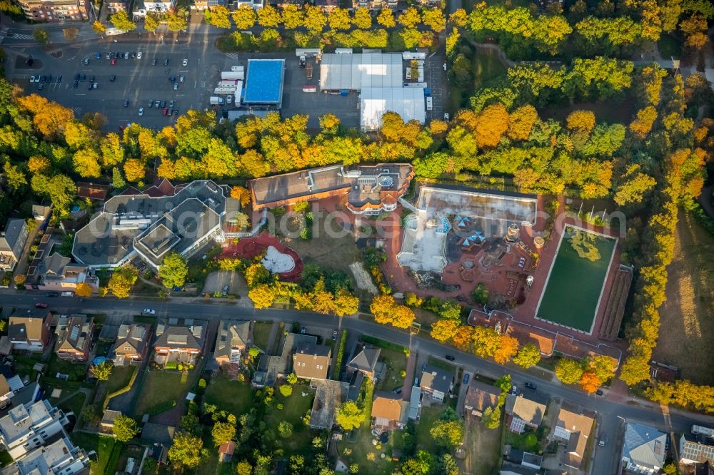 Aerial photograph Werne - Construction for the new building of Recreation Natur-Solebad Werne in the district Ruhr Metropolitan Area in Werne in the state North Rhine-Westphalia