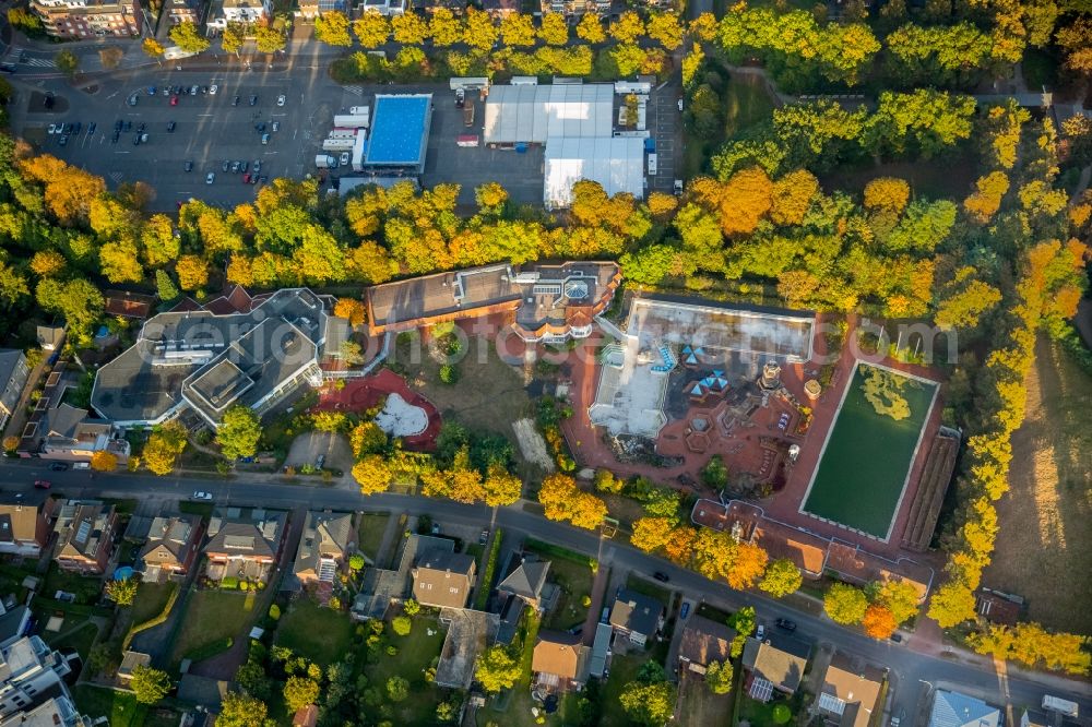 Werne from the bird's eye view: Construction for the new building of Recreation Natur-Solebad Werne in the district Ruhr Metropolitan Area in Werne in the state North Rhine-Westphalia