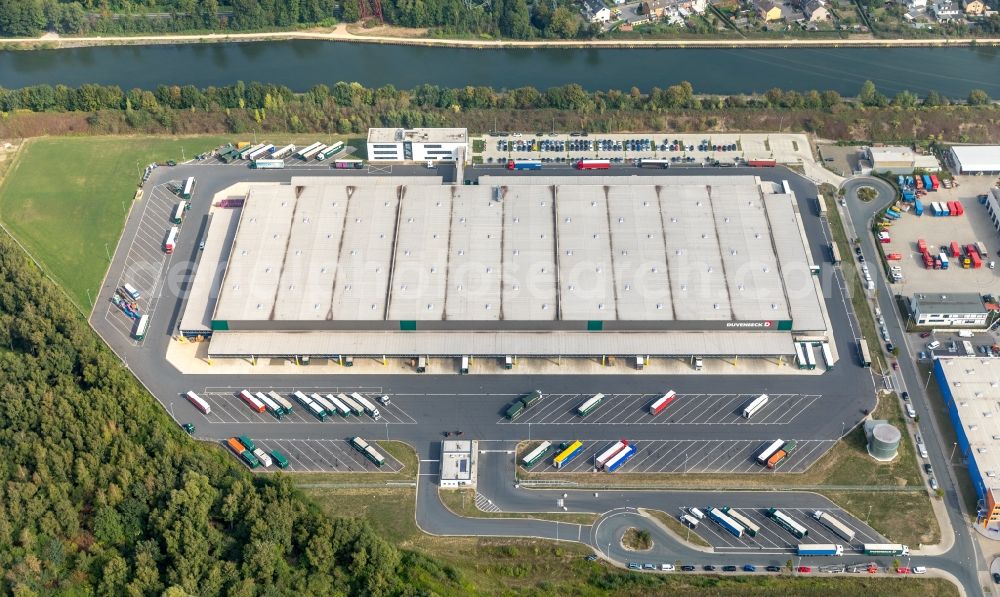 Herne from above - Building complex on the site of the logistics center a Duvenbeck Logistikzentrum Grimberg a in Herne in the state North Rhine-Westphalia