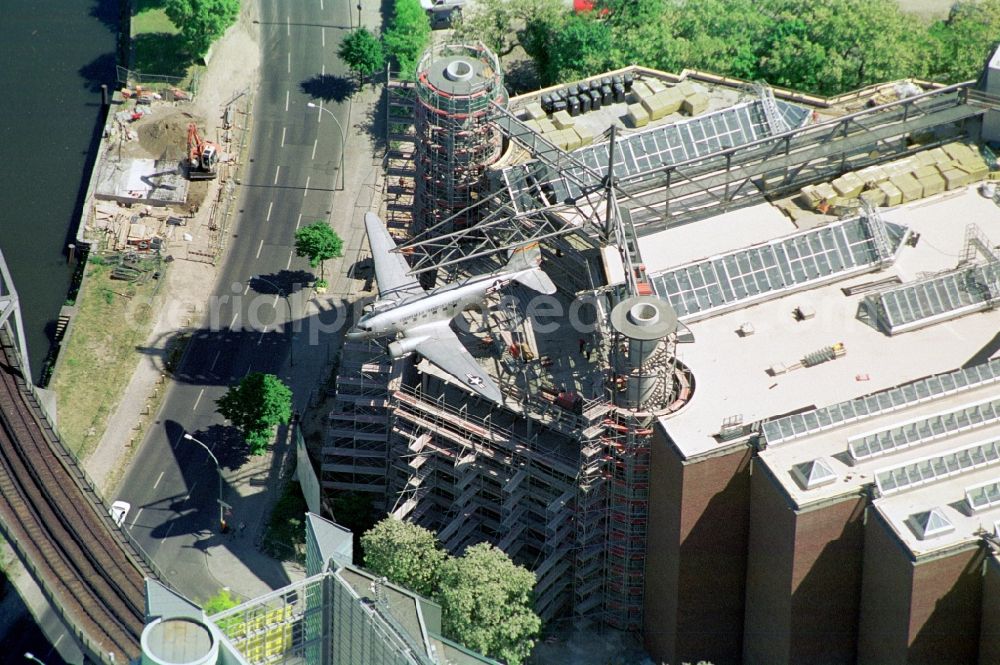 Berlin Kreuzberg from above - View to the Museum of Transport and Technology at the Trebbiner street in the city district Friedrichshain-Kreuzberg of Berlin