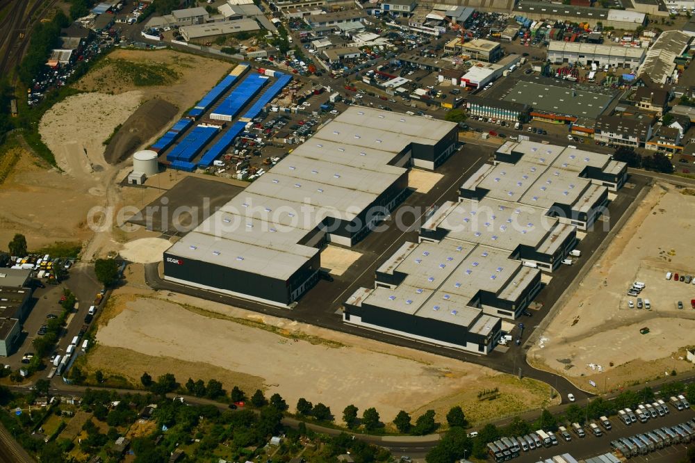 Aerial image Köln - Construction site for the new building eines Gewerbeparks on Vitalisstrasse in Cologne in the state North Rhine-Westphalia, Germany