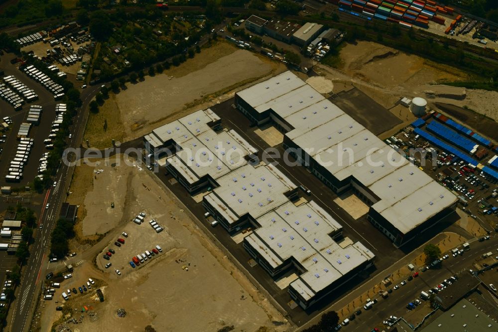 Aerial photograph Köln - Construction site for the new building eines Gewerbeparks on Vitalisstrasse in Cologne in the state North Rhine-Westphalia, Germany