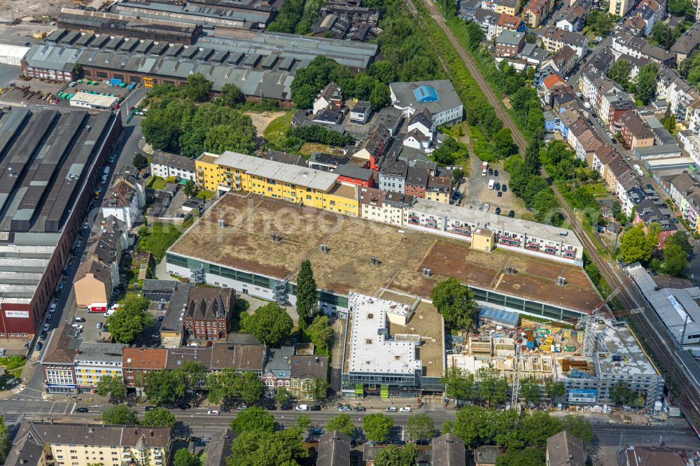 Aerial image Bochum - New construction site the hotel complex on Alleestrasse in the district Innenstadt in Bochum at Ruhrgebiet in the state North Rhine-Westphalia, Germany