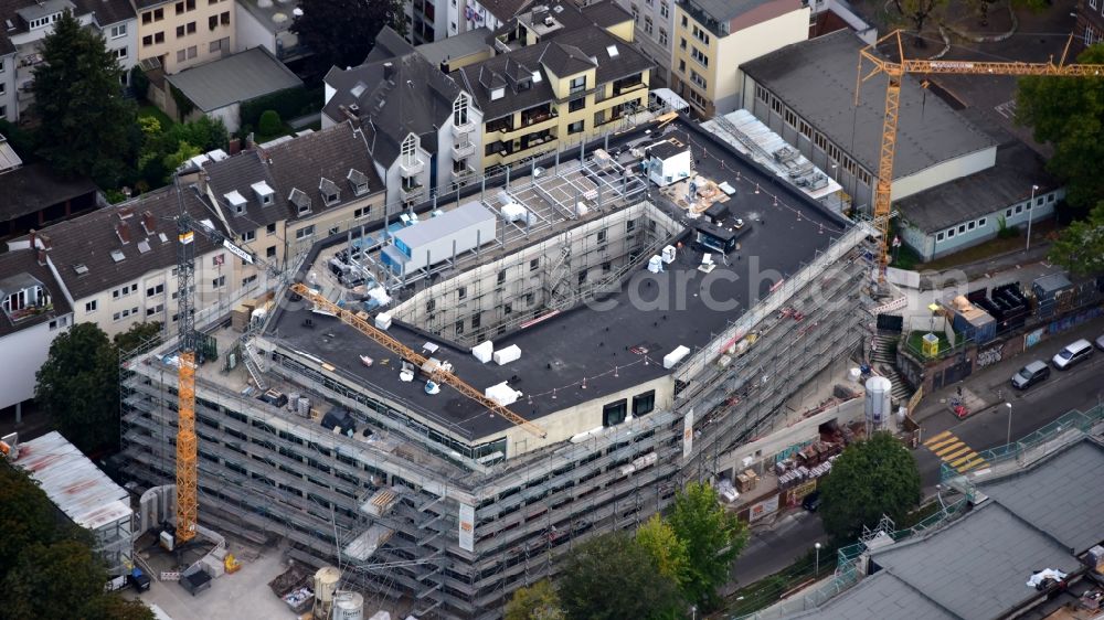 Bonn from the bird's eye view: New construction site the hotel complex Prizeotel in Bonn in the state North Rhine-Westphalia, Germany