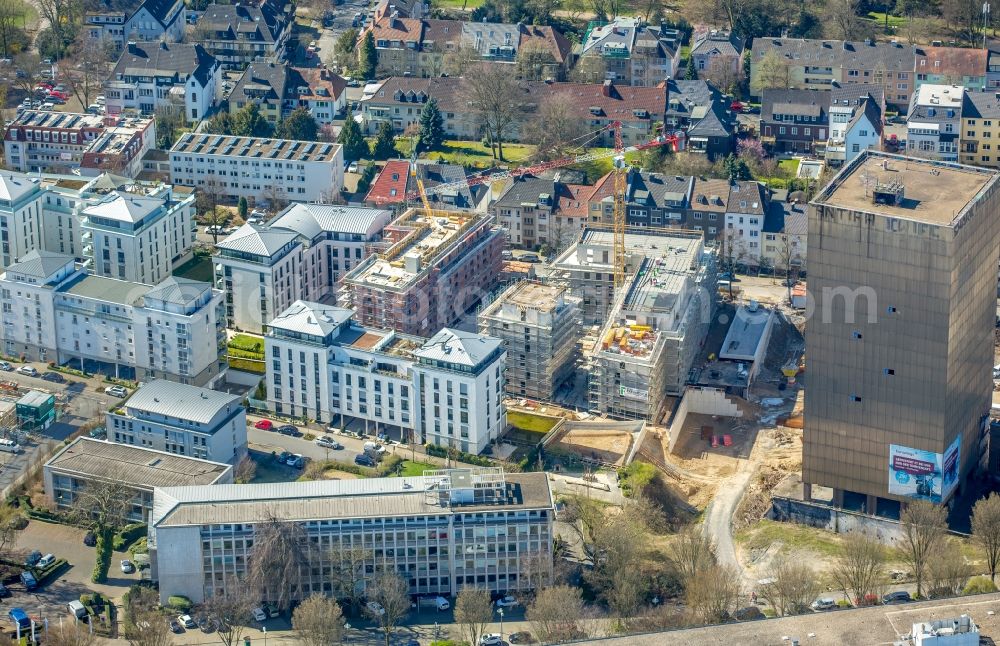 Aerial image Dortmund - Construction site to build a new multi-family residential complex on Benno-Jacob-Strasse and Maerkische Strasse in Dortmund in the state North Rhine-Westphalia