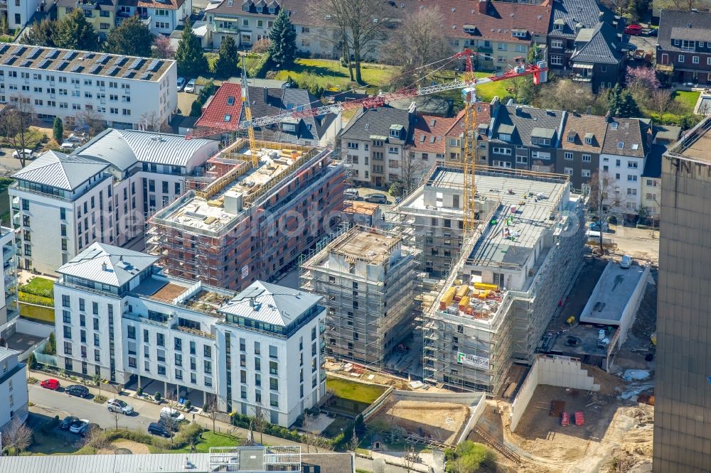 Aerial photograph Dortmund - Construction site to build a new multi-family residential complex on Benno-Jacob-Strasse and Maerkische Strasse in Dortmund in the state North Rhine-Westphalia