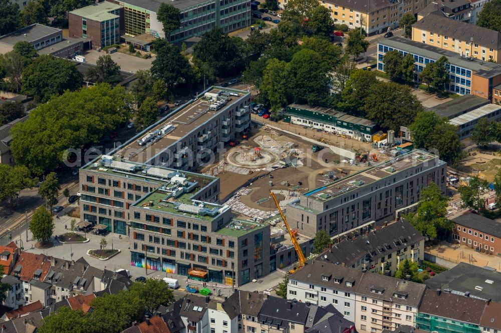 Aerial photograph Essen - Construction site to build a new multi-family residential complex Cranachhoefe in Essen in the state North Rhine-Westphalia, Germany