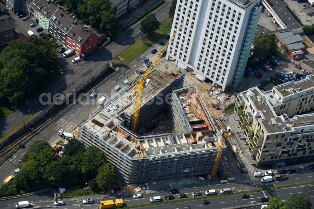 Aerial photograph Köln - Construction site to build a new multi-family residential complex 55 Frames of S.I.E. Soini Immobilienentwicklung GmbH in Cologne in the state North Rhine-Westphalia, Germany