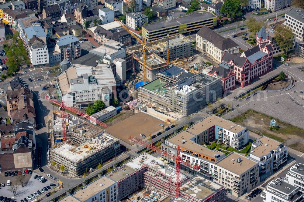 Aerial photograph Dortmund - Construction site for construction of a multi-family house residential area at Phoenix Lake other Hoerder Brook Parkway in Dortmund in North Rhine-Westphalia