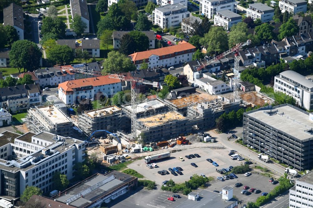 Köln from above - Construction site to build a new multi-family residential complex on Vitalisstrasse in Cologne in the state North Rhine-Westphalia, Germany