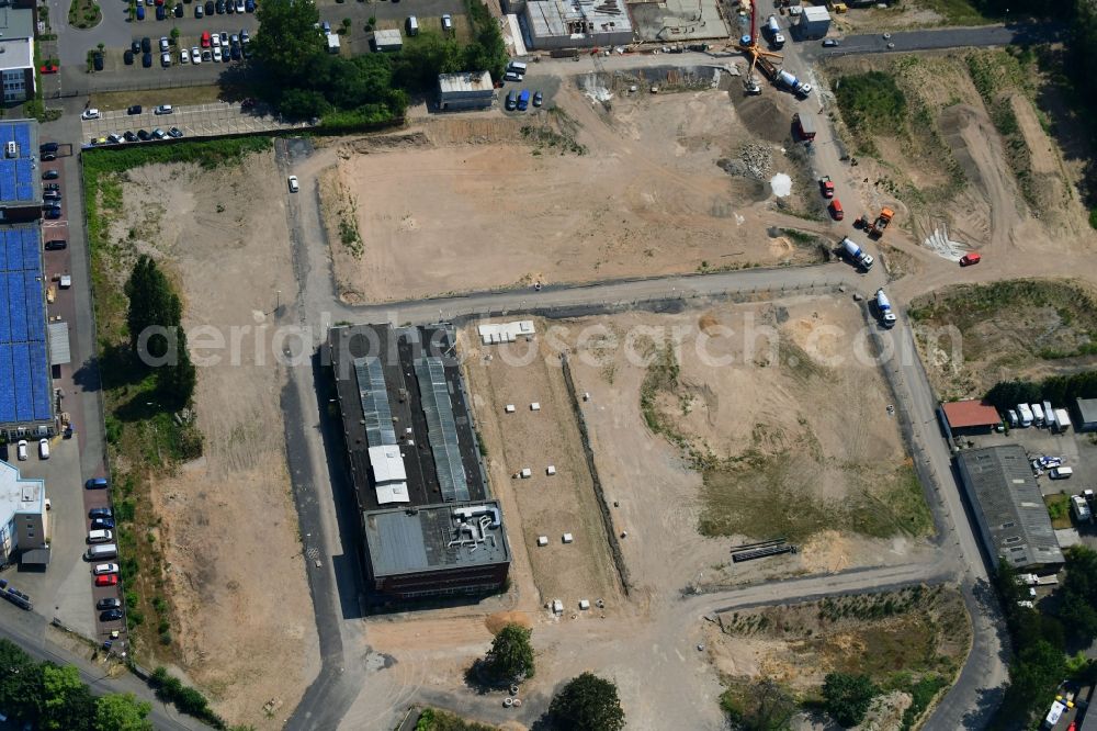 Aerial photograph Bonn - Construction site to build a new multi-family residential complex Westside between Siemensstrasse and Am Propsthof in the district Endenich in Bonn in the state North Rhine-Westphalia, Germany