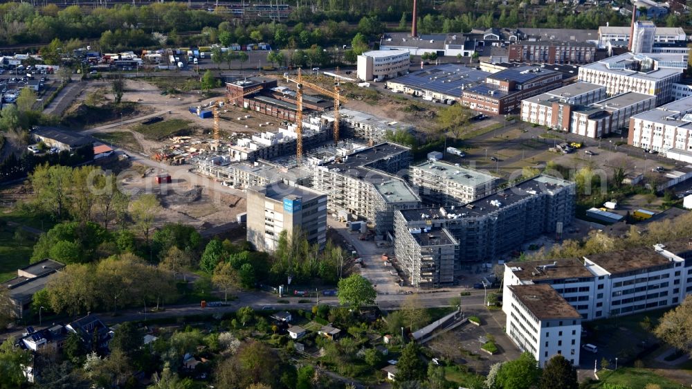 Aerial image Bonn - Construction site to build a new multi-family residential complex Westside between Siemensstrasse and Am Propsthof in the district Endenich in Bonn in the state North Rhine-Westphalia, Germany