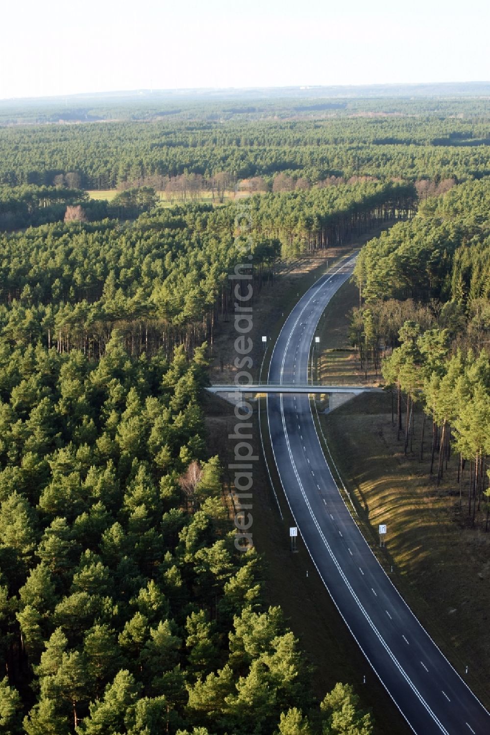 Aerial image Brieskow-Finkenheerd - Construction site for the new building der OU Ortsumfahrung der Bundesstrasse B112 in Brieskow-Finkenheerd in the state Brandenburg