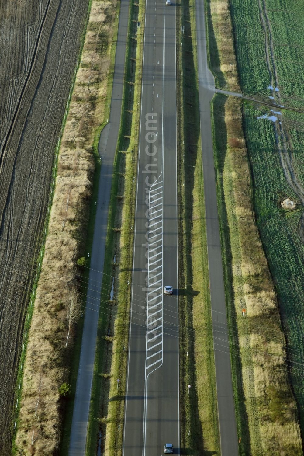 Aerial image Brieskow-Finkenheerd - Construction site for the new building der OU Ortsumfahrung der Bundesstrasse B112 in Brieskow-Finkenheerd in the state Brandenburg