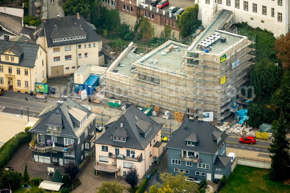 Arnsberg from above - Construction site for the new building of Sauerland-Museum on Ruhrstrasse in Arnsberg in the state North Rhine-Westphalia, Germany