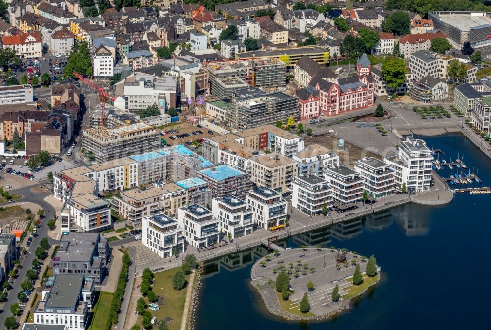 Aerial photograph Dortmund - Construction site for the new building of Sparkassenakademie NRW in the district Hoerde in Dortmund in the state North Rhine-Westphalia, Germany