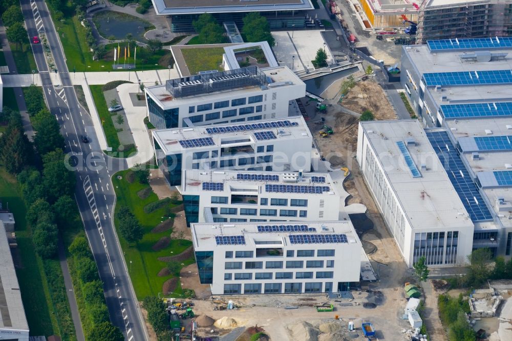 Aerial photograph Göttingen - New construction of the company administration building Sartorius in Goettingen in the state Lower Saxony, Germany