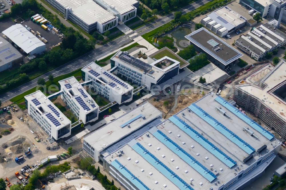 Aerial image Göttingen - New construction of the company administration building Sartorius in Goettingen in the state Lower Saxony, Germany