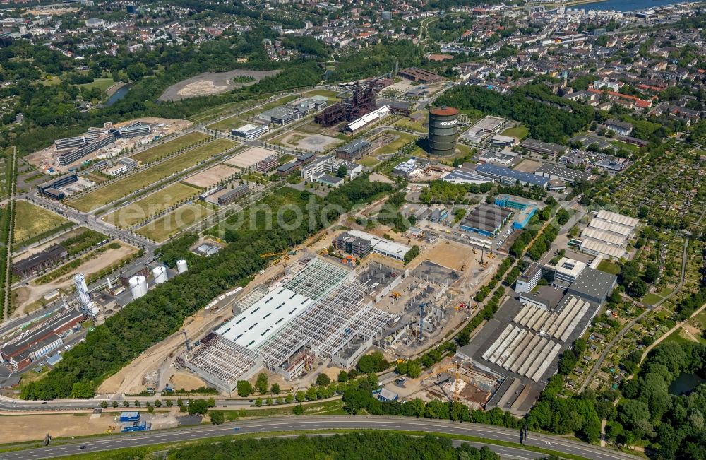 Dortmund from above - Construction site for the new building a?? WILO Campus Dortmund a?? on Nortkirchenstrasse in the district Hoerde in Dortmund in the state North Rhine-Westphalia, Germany