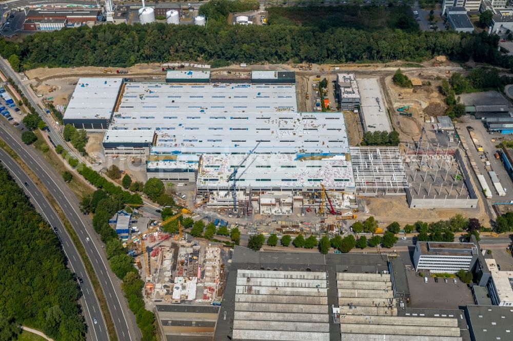 Dortmund from above - Construction site for the new building a?? WILO Campus Dortmund a?? on Nortkirchenstrasse in the district Hoerde in Dortmund in the state North Rhine-Westphalia, Germany