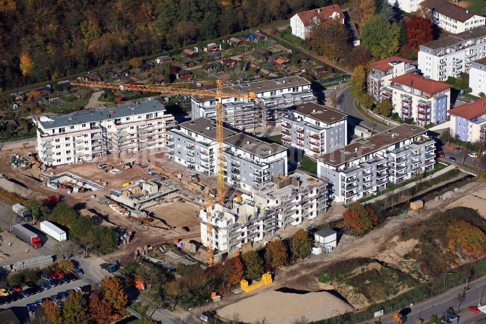 Aerial image Schopfheim - Construction site to build a residential complex Schleife in Schopfheim in the state Baden-Wuerttemberg