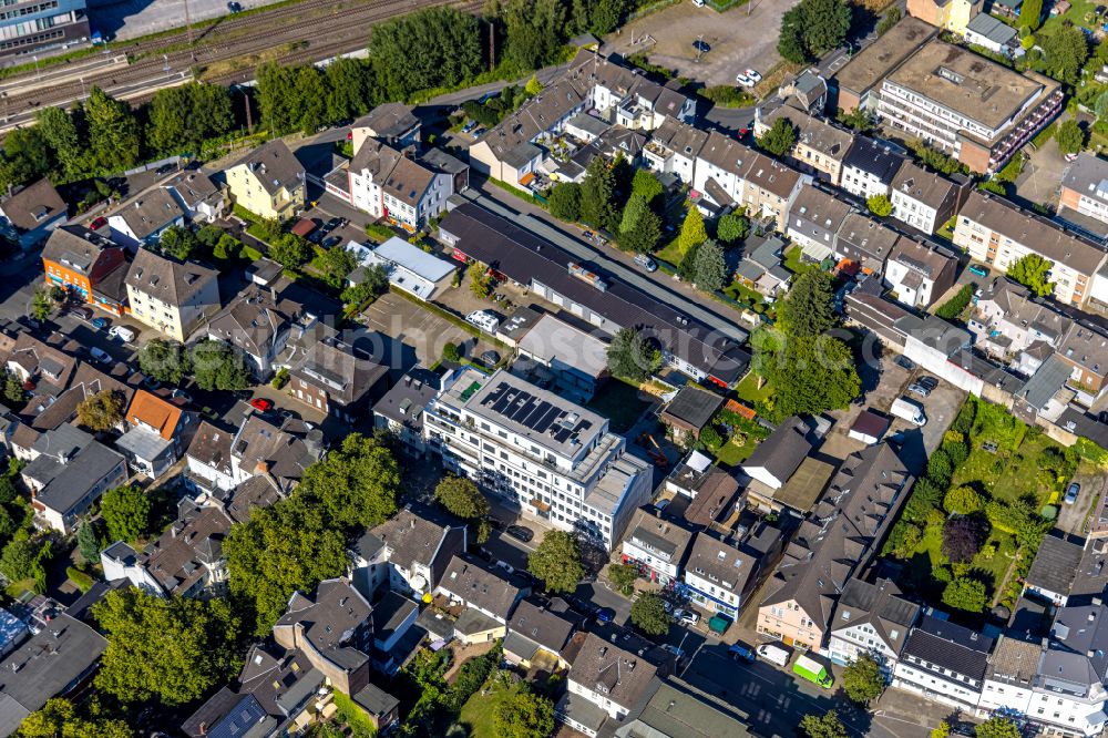 Dortmund from above - construction site for the multi-family residential building on street Alte Benninghofer Strasse in the district Clarenberg in Dortmund at Ruhrgebiet in the state North Rhine-Westphalia, Germany