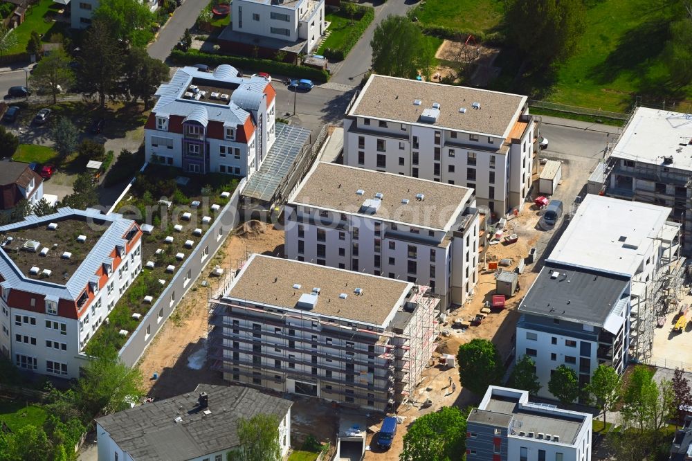 Aerial image Dresden - Construction site for the multi-family residential building Zinnwalder Strasse - Kipsdorfer Strasse in the district Striesen in Dresden in the state Saxony, Germany