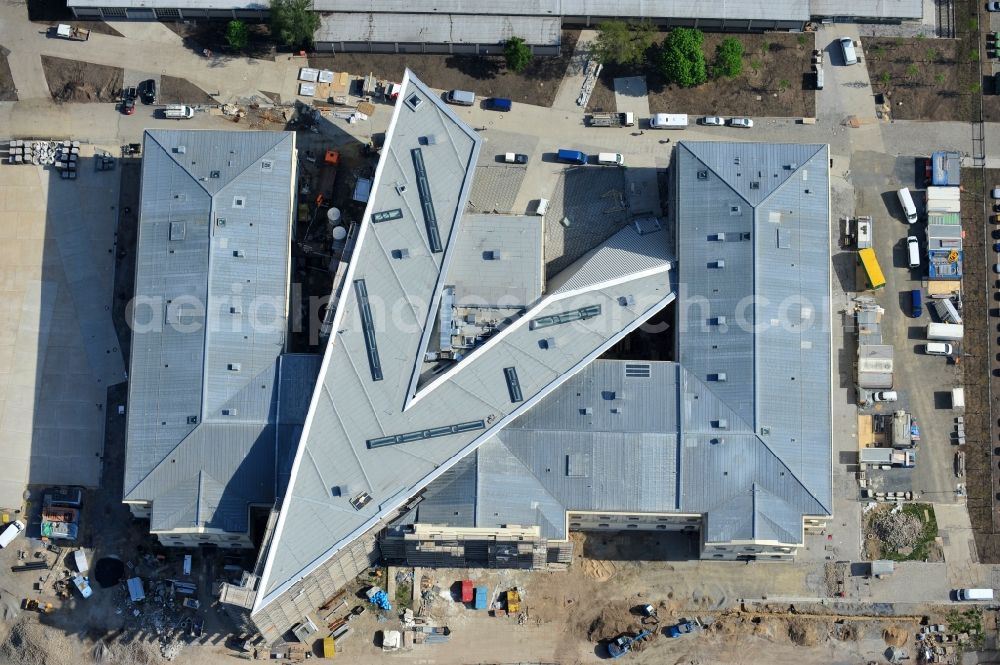 Aerial image Dresden - View of the Dresden Military History Museum ( Army Museum ) during the implementation and expansion