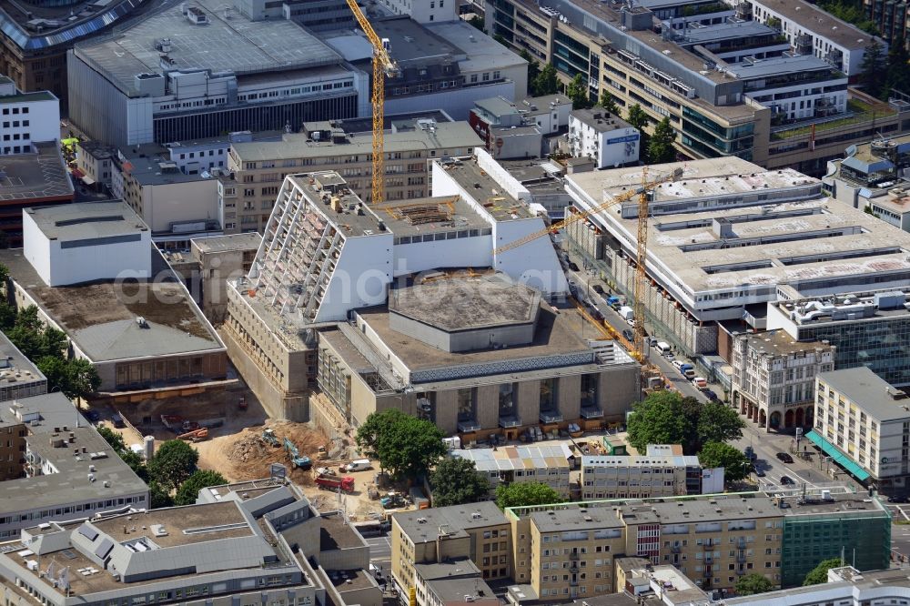 Aerial image Köln - Construction to remodeling and renovation of the theater of opera in Cologne in the state Nordhrhein-Westphalia