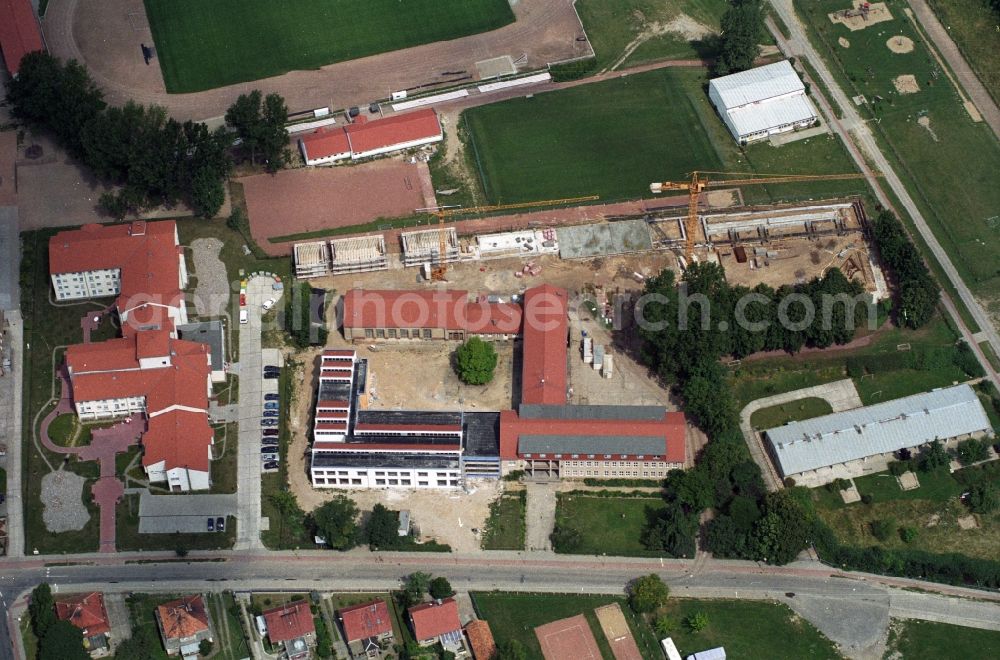 Aerial image Seelow - Construction sites of the building complex of the Diakoniestation Seelow in Brandenburg