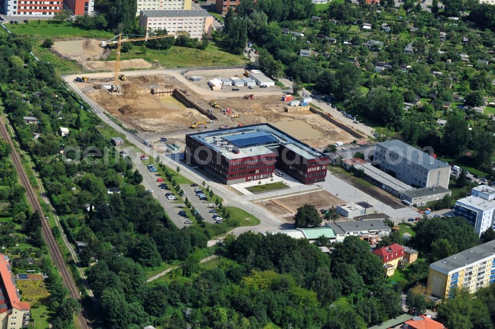 Rostock from above - Construction campus Southtown Rostock in Mecklenburg-Vorpommern