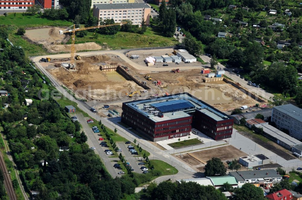 Rostock from the bird's eye view: Construction campus Southtown Rostock in Mecklenburg-Vorpommern