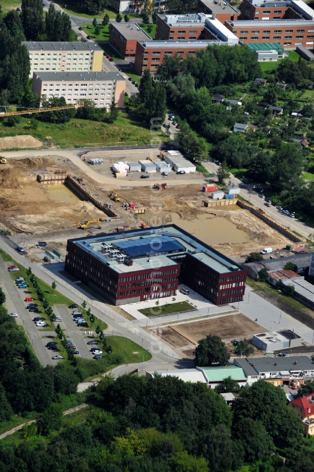 Aerial image Rostock - Construction campus Southtown Rostock in Mecklenburg-Vorpommern