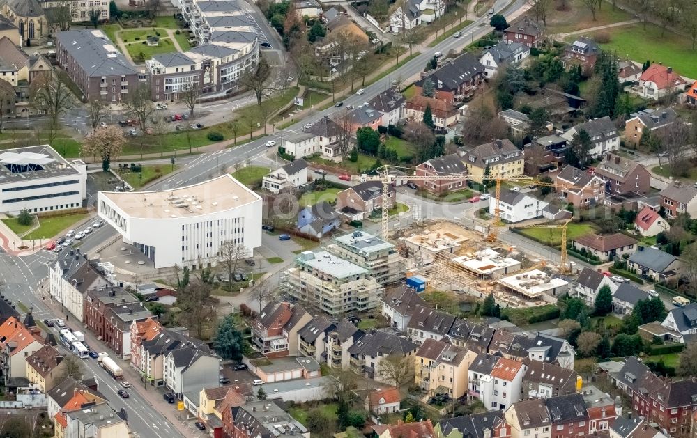 Aerial photograph Hamm - Construction site for City Quarters Building Rietzgarten quarter in the district Hamm-Osten in Hamm in the state North Rhine-Westphalia, Germany