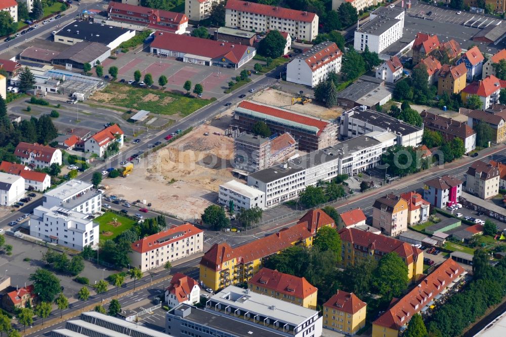 Aerial image Göttingen - Construction site for City Quarters Building Sartorius-Quartier in Goettingen in the state Lower Saxony, Germany