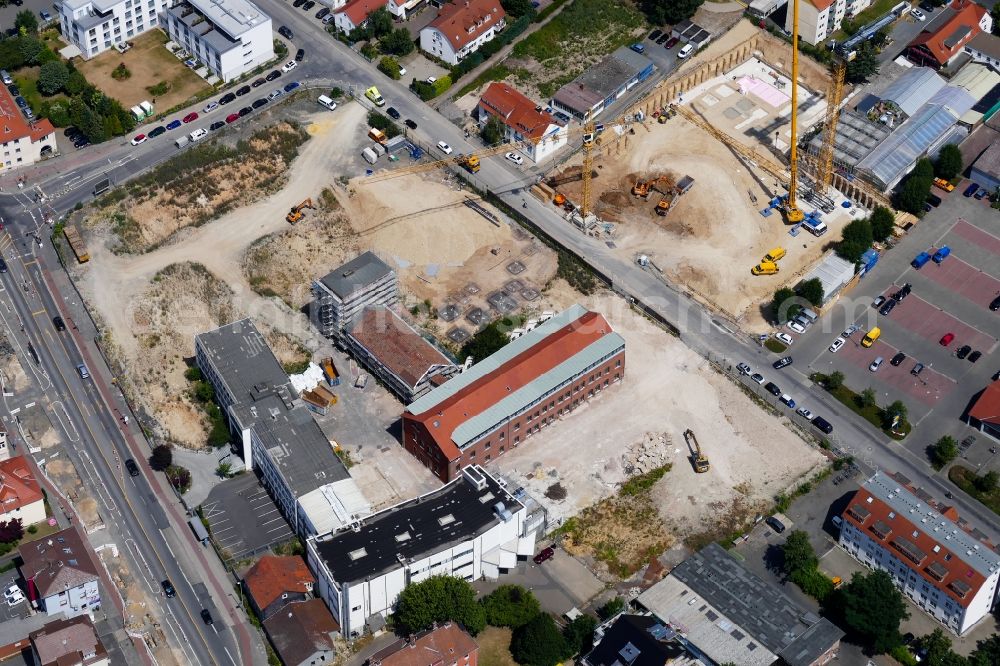 Aerial image Göttingen - Construction site for City Quarters Building Sartoriusquartier in Goettingen in the state Lower Saxony, Germany