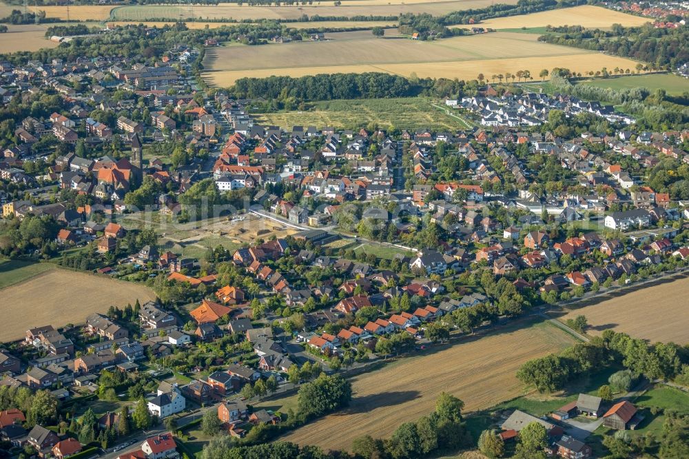 Aerial image Hamm - Construction sites for new construction residential area of detached housing estate on Doerholtstrasse in Hamm in the state North Rhine-Westphalia, Germany