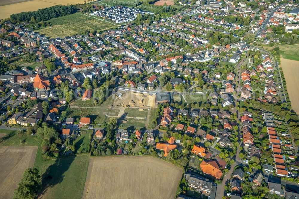 Aerial image Hamm - Construction sites for new construction residential area of detached housing estate on Doerholtstrasse in Hamm in the state North Rhine-Westphalia, Germany