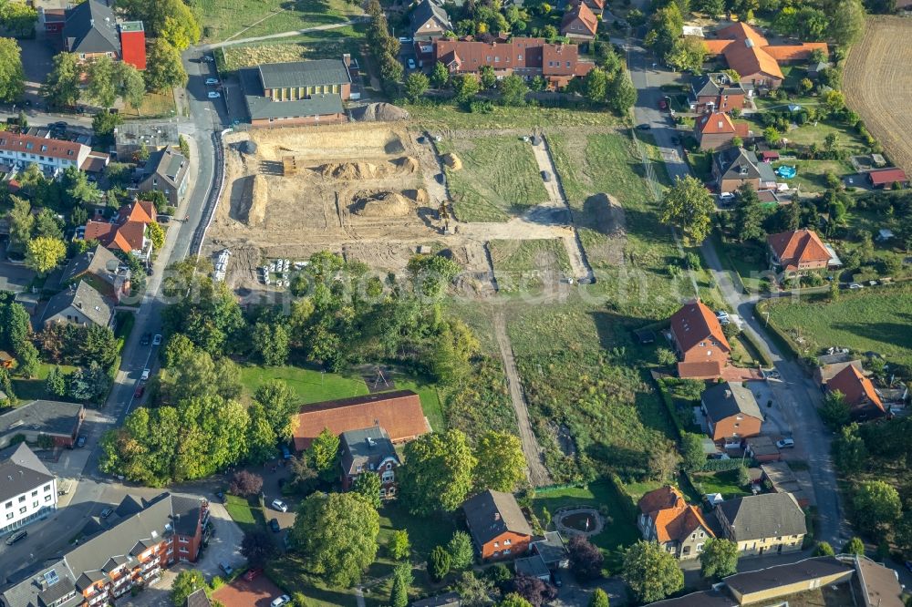 Aerial photograph Hamm - Construction sites for new construction residential area of detached housing estate on Doerholtstrasse in Hamm in the state North Rhine-Westphalia, Germany