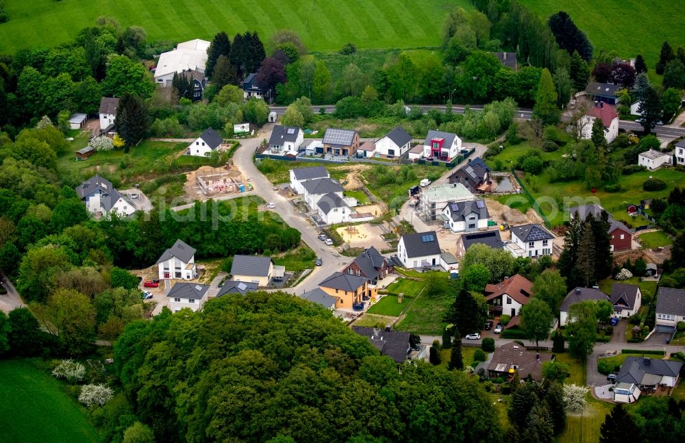 Aerial photograph Gevelsberg - Construction sites for new construction residential area of detached housing estate at Am Altenlande in Gevelsberg in the state North Rhine-Westphalia