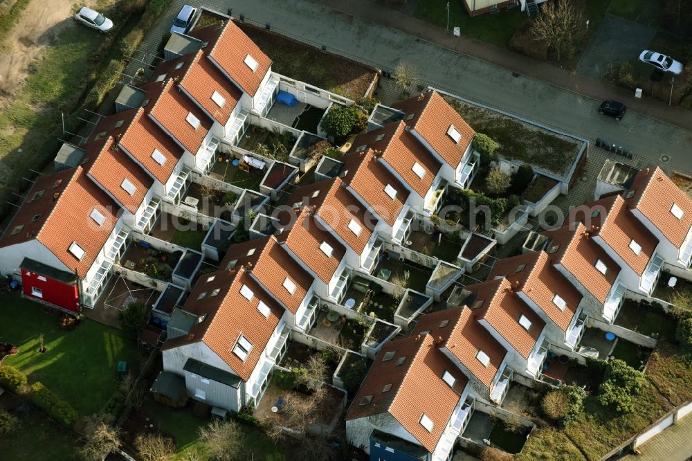 Aerial photograph Hohen Neuendorf - Construction sites for new construction residential area of detached housing estate Elfriedestrasse - Birkfeldstrasse in Hohen Neuendorf in the state Brandenburg