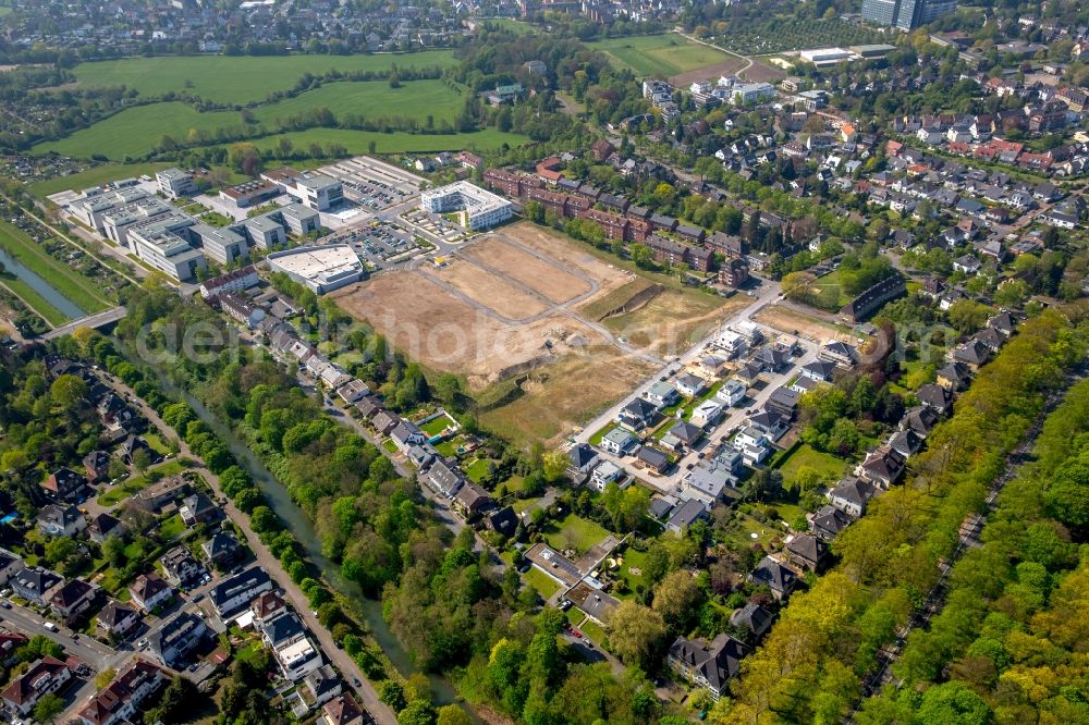 Aerial photograph Hamm - Construction sites for new construction residential area of detached housing estate Paracelsuspark of Paracelsus GmbH & Co. KG in Hamm in the state North Rhine-Westphalia