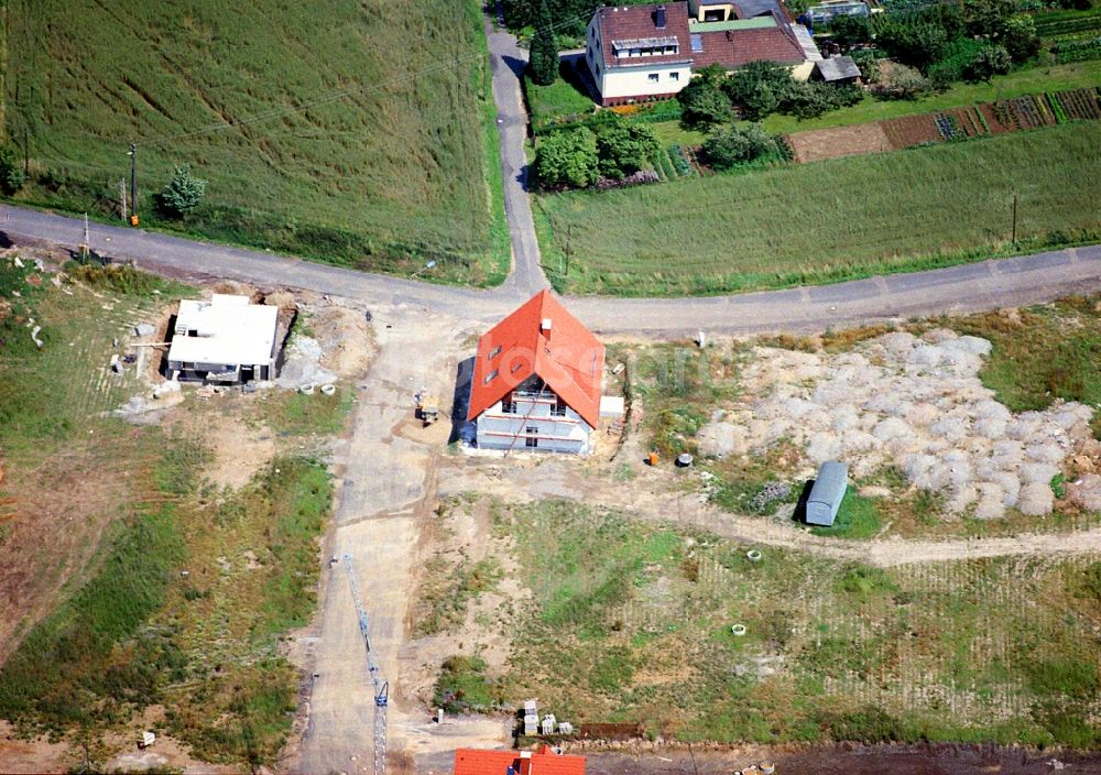 Aerial photograph Wachtberg - Construction sites for new construction residential area of detached housing estate La-Villedieu-Ring in the district Berkum in Wachtberg in the state North Rhine-Westphalia