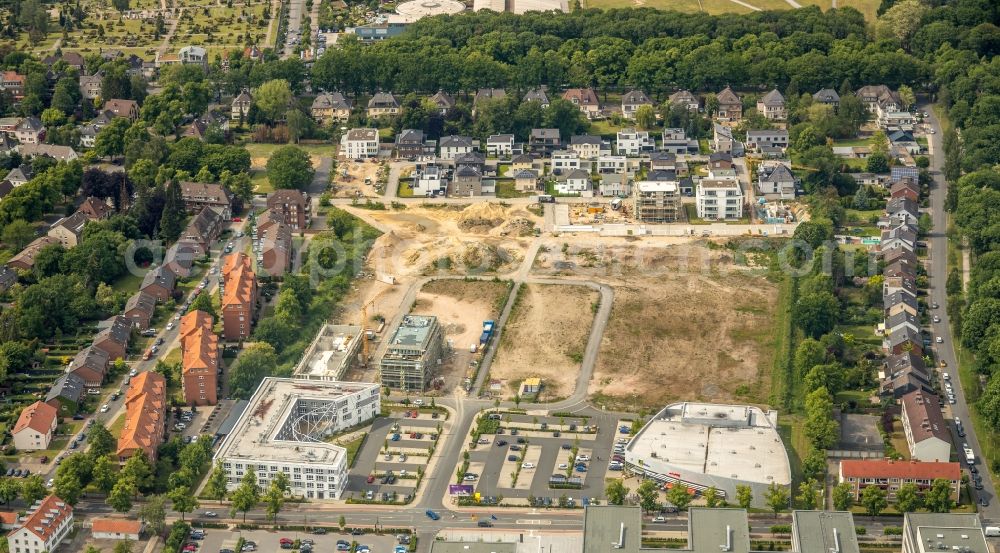 Hamm from above - Construction sites for the new residential area of a??a??a multi-family housing estate Paracelsus Park of Paracelsus GmbH & Co. KG Hamm in the state of North Rhine-Westphalia