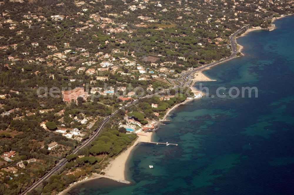 Aerial image Beauvallon - Blick auf Beauvallon an der Cote d' Azur in Frankreich.