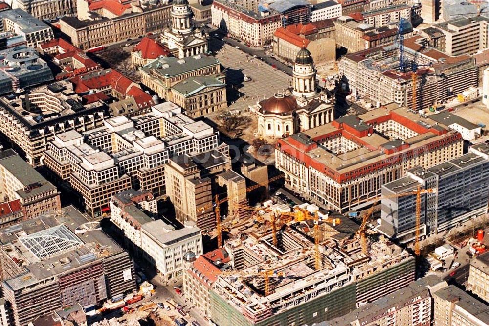 Aerial photograph Berlin - Bebauung Atrium Friedrichstraße / Leipziger Straße