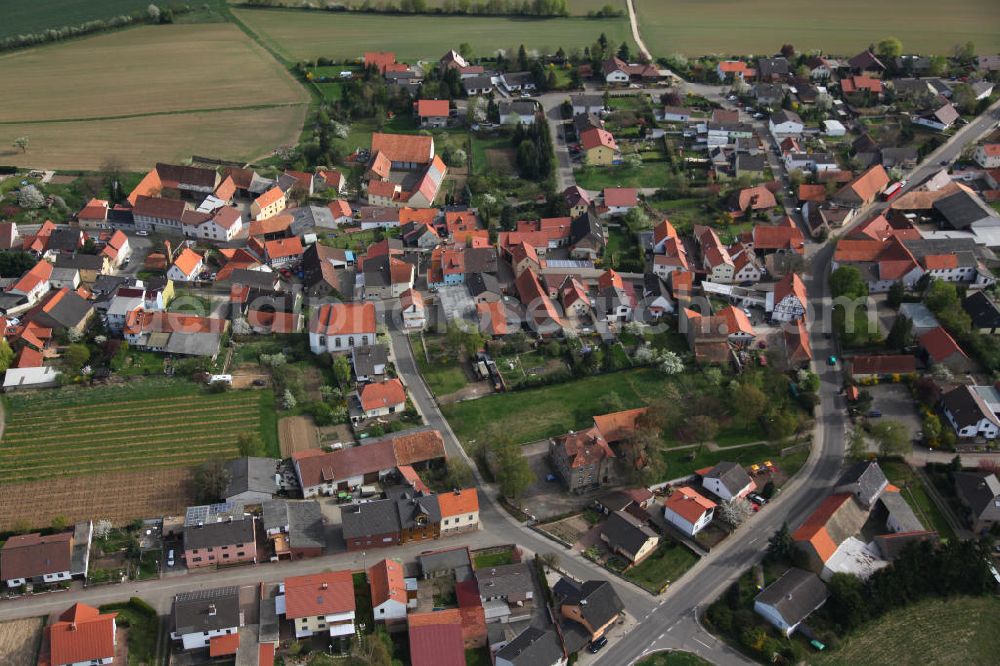 Aerial photograph Bechenheim - Bechenheim is a municipality in the Alzey-Worms, in Rhineland-Palatinate