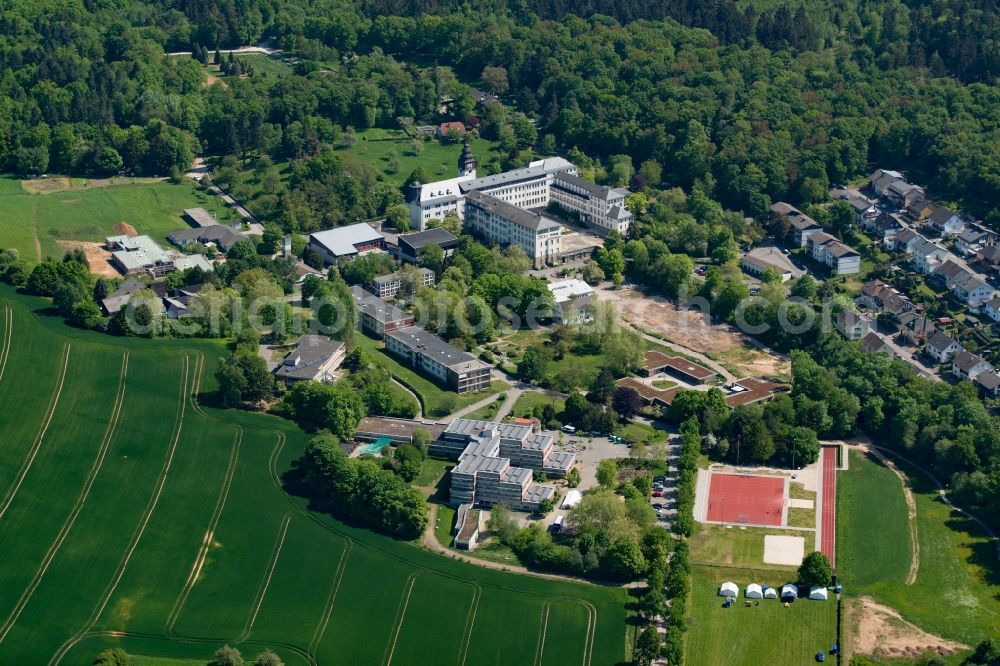 Aerial photograph Rüdesheim am Rhein - Handicapped home for assisted living in Ruedesheim am Rhein in the state of Hesse, Germany