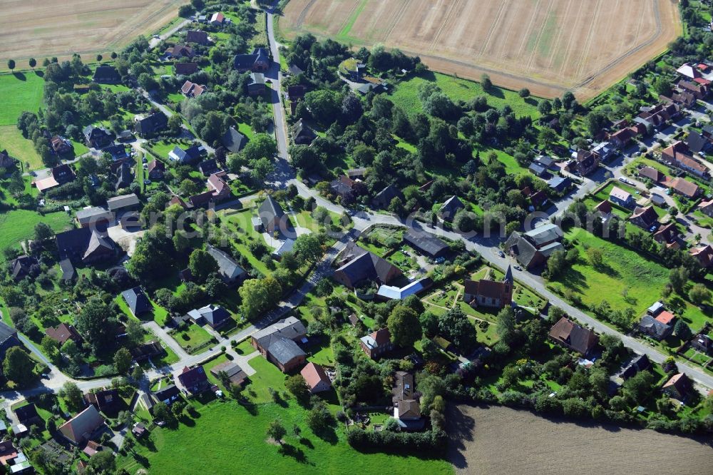 Aerial photograph Behlendorf - Behlendorf village in the state of Schleswig-Holstein