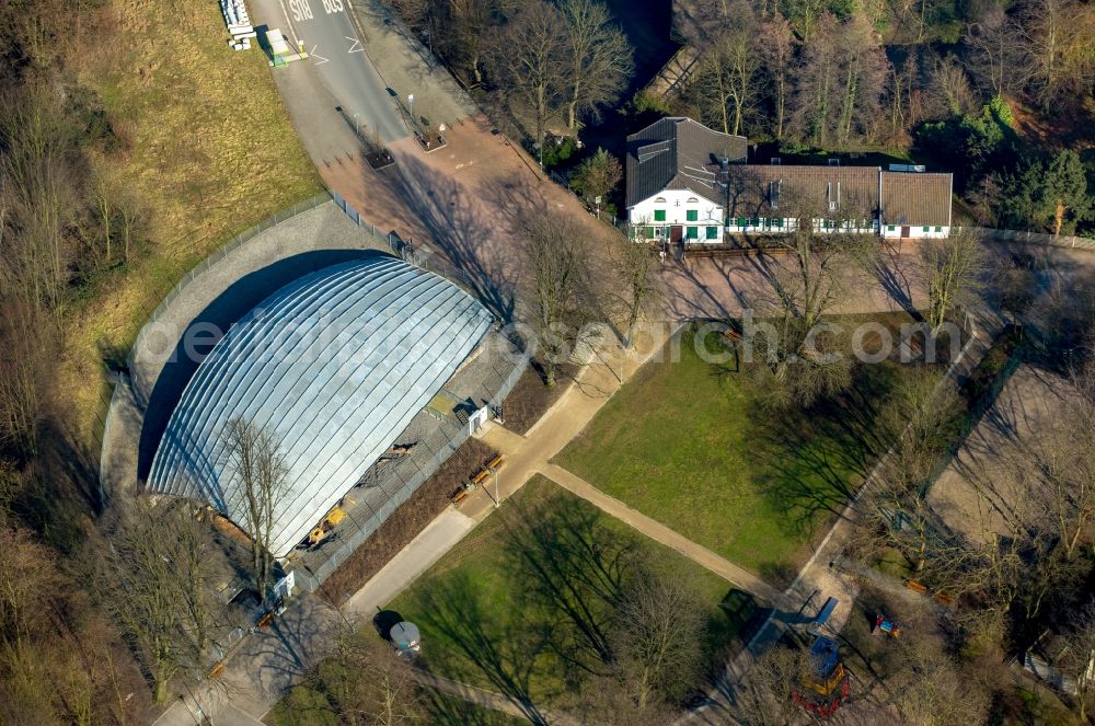 Oberhausen from above - Rhine Industrial Museum St. Antony hut at Oberhausen in North Rhine-Westphalia